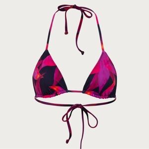 SAME Los Angeles Floral Bikini Top